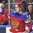 COLOGNE, GERMANY - MAY 21: Russia's Nikita Gusev #97 celebrates with Artemi Panarin #72 after scoring against Finland during bronze medal game action at the 2017 IIHF Ice Hockey World Championship. (Photo by Matt Zambonin/HHOF-IIHF Images)